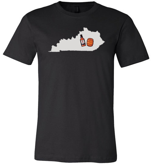 Kentucky Bourbon State Canvas