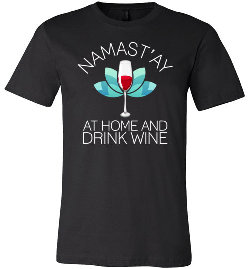 Namastay Wine Canvas