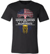 American Grown with Bajan Roots Canvas