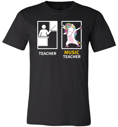 Dabbing Music Teacher Canvas