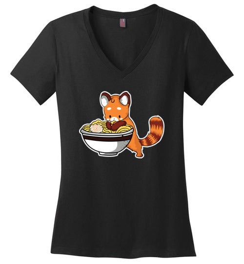 Red Panda Ramen V-Neck
