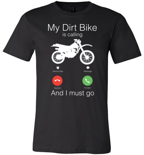 My Dirt Bike Is Calling Canvas