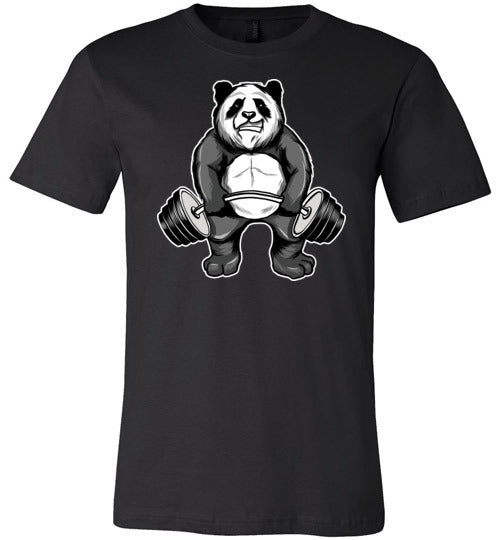 Strong Panda Weightlifting Gym Canvas