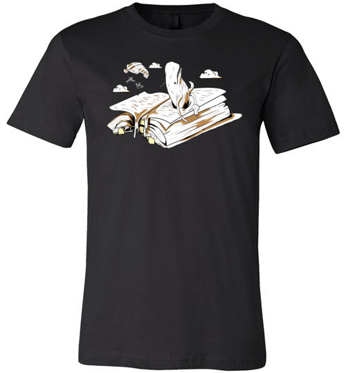 Moby Dick Whale Book Canvas