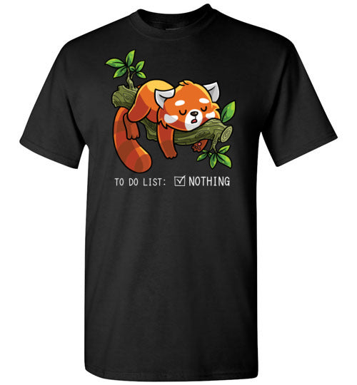 Red Panda To Do List Nothing Gildan Youth