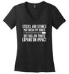 Sticks And Stones V-Neck