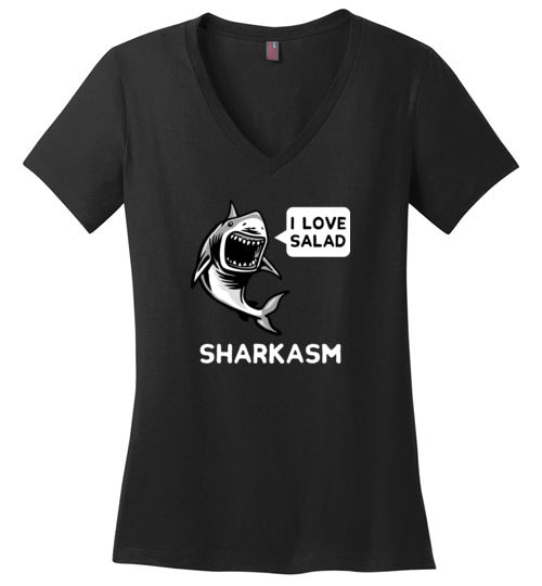 Sharkasm Love Salad V-Neck