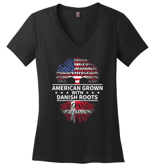 American Grown With Danish Roots V-Neck