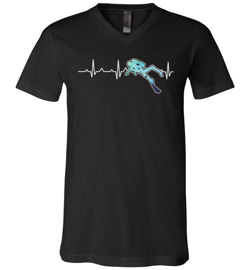 Scuba Heartbeat V-Neck