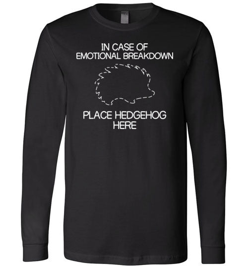 Hedgehog Emotional Breakdown Long Sleeve