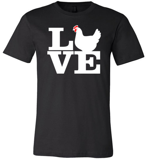 Love Chickens Canvas