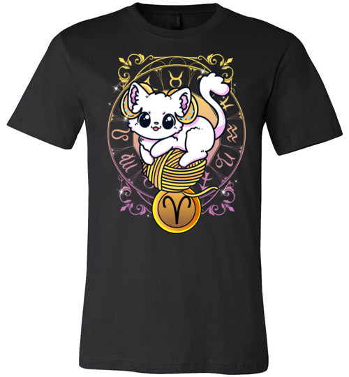 Cat Zodiac Aries Canvas