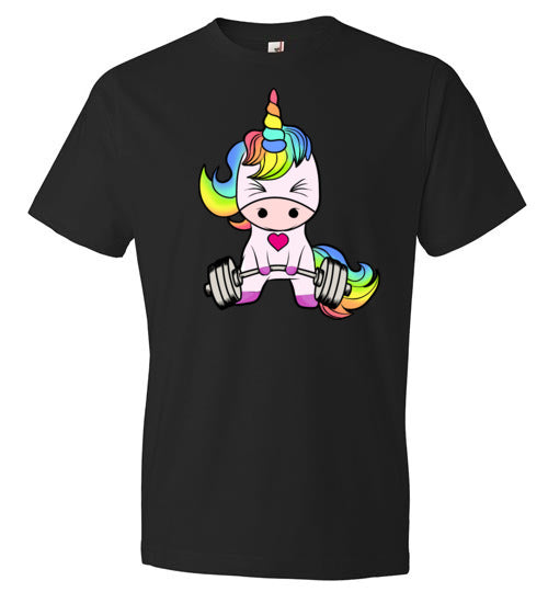 Cute Unicorn Weightlifting