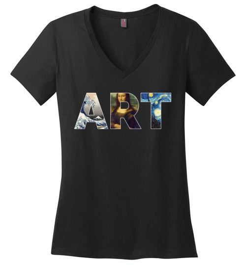 Famous Works of Art V-Neck
