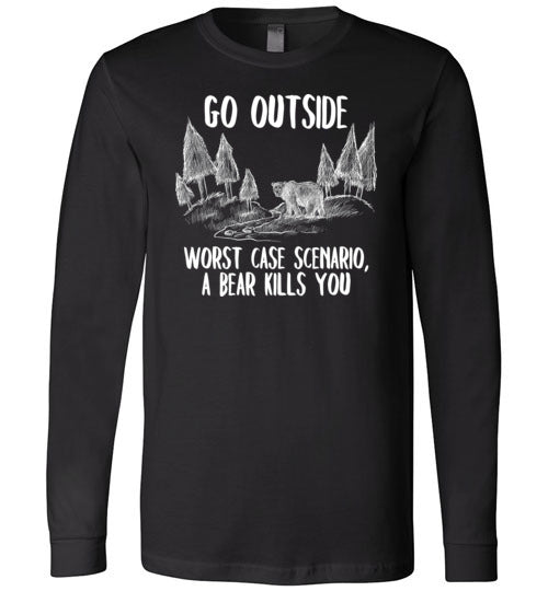 Go Outside Bear Long Sleeve