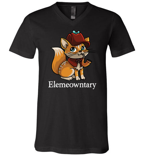 Cat Detective Elemeowntary V-Neck