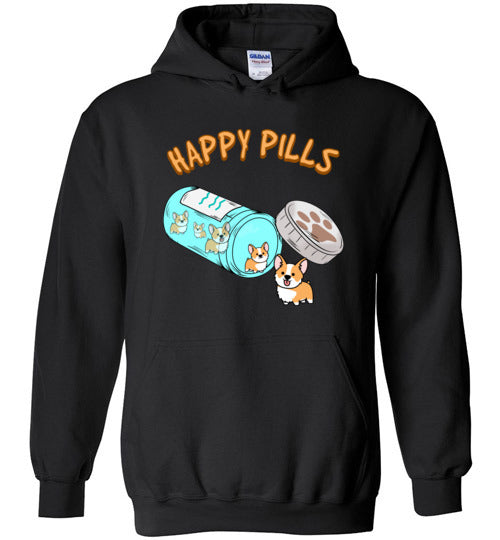 Happy Pills Corgi Hoodie