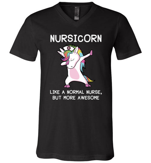 Nursicorn Nurse Unicorn V-Neck