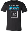 Chemistry Jokes Argon Canvas