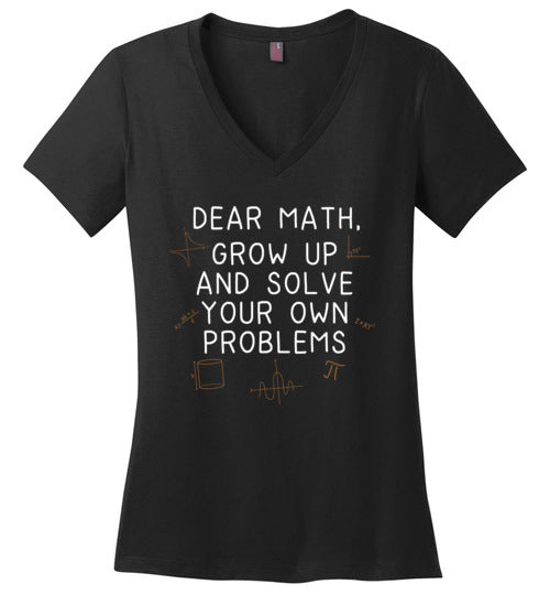 Dear Math V-Neck