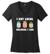 Canning Eat Local V-Neck