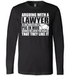 Arguing With A Lawyer Pig In Mud Long Sleeve