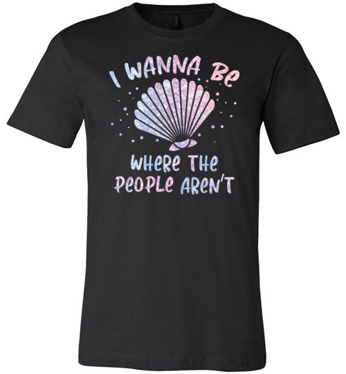 Mermaid I Wanna Be Where The People Aren't Canvas