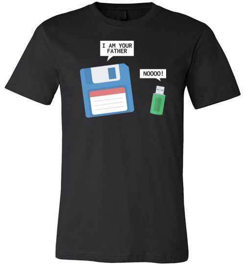 USB Floppy Disk Father Son Canvas