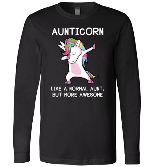 Aunticorn Unicorn Aunt Long Sleeve