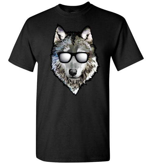 Wolf Wearing Sunglasses Gildan Youth