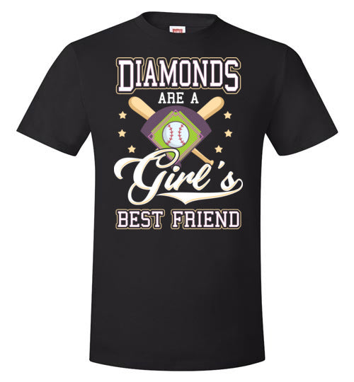 Diamonds Are A Girl's Best Friend Baseball