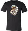 Pug In Space Canvas