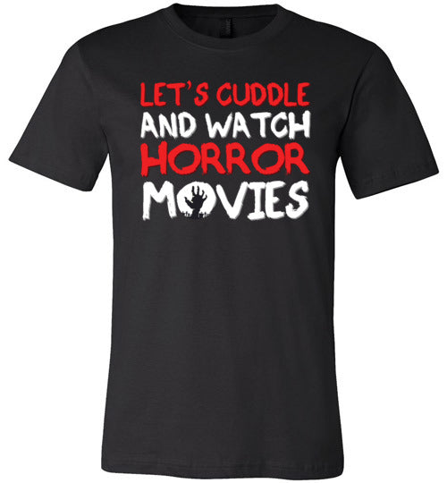 Cuddle and Watch Horror Movies Canvas