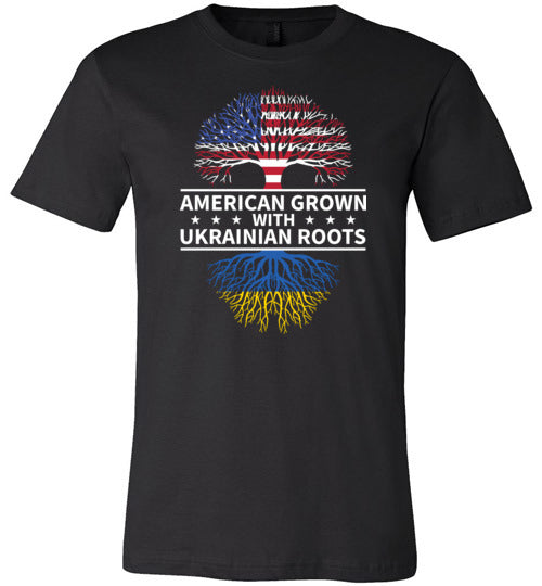 American Grown With Ukrainian Roots Canvas