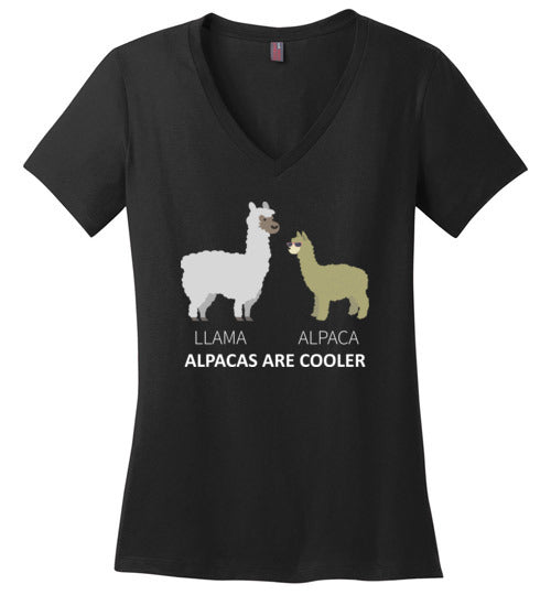 Llama Alpacas Are Cooler V-Neck