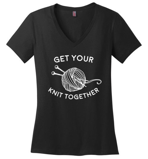 Get Your Knit Together V-Neck