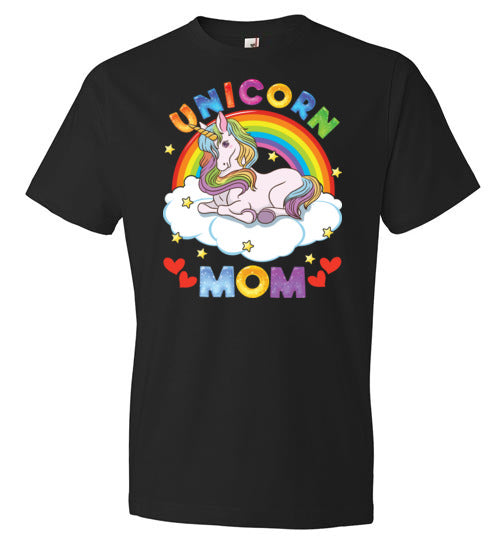 Unicorn Mom Colorful Lettering