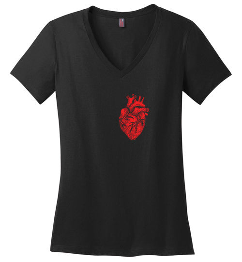 Anatomical Heart V-Neck
