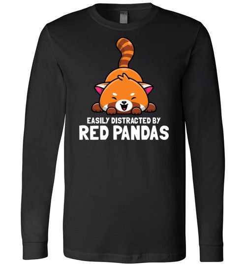 Red Pandas Easily Distracted Long Sleeve
