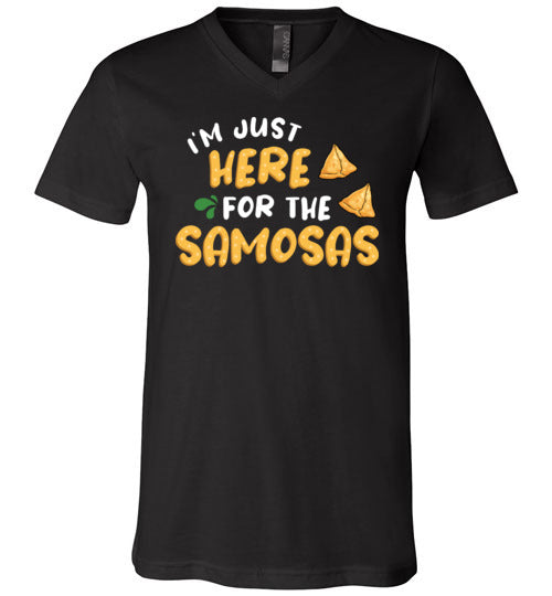 Just Here For The Samosas V-Neck