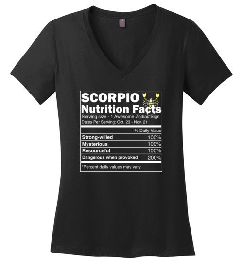 Scorpio Nutrition Facts V-Neck