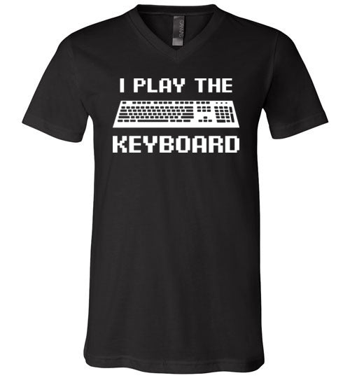 I Play The Keyboard V-Neck
