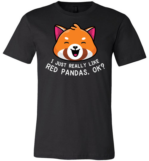 Just Really Like Red Pandas Canvas