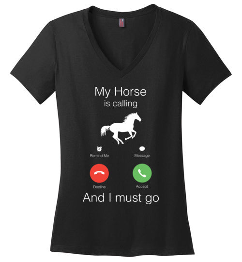 Horse Is Calling V-Neck