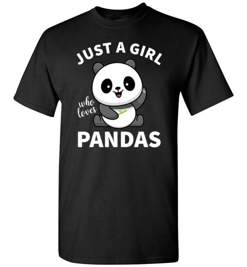 Just a Girl Who Loves Pandas Gildan Youth