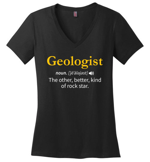 Geologist Rock Star V-Neck