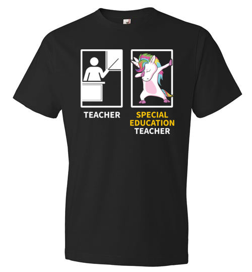 Special Education Teacher Dabbing Unicorn
