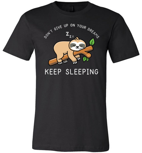 Sloth Dreams Keep Sleeping Canvas