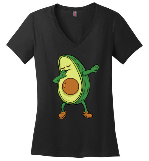 Dabbing Avocado V-Neck