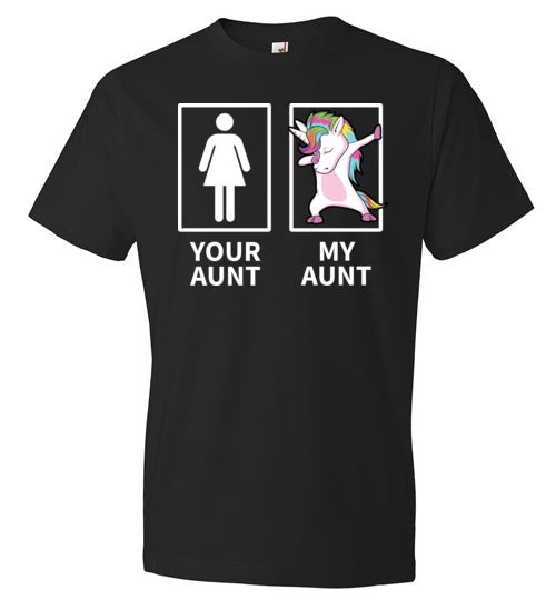 Your Aunt My Aunt Dabbing Unicorn
